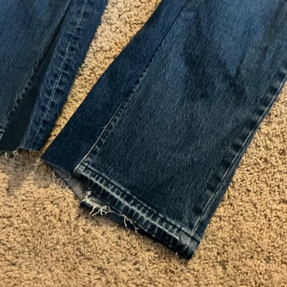 Blue Levi 501 flare rework jeans - Picture 5 of 6